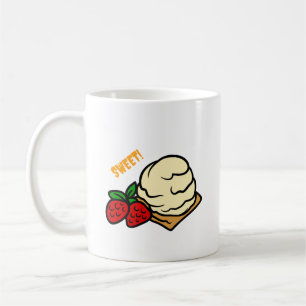 Copa de café dulce blanco