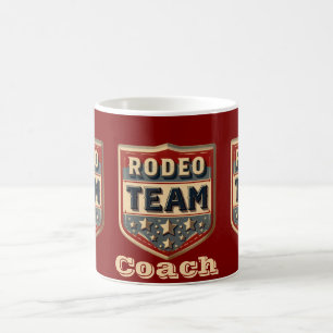 Copa de Café Personalizada del Equipo de Rodeo