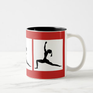 Copa de Café Rojo Negro