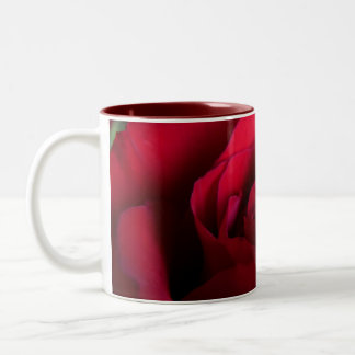 Copa de Café Roses Roses Rojos Hermosa Decoración