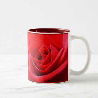 Copa de Café Roses Roses Rojos Hermosa Decoración