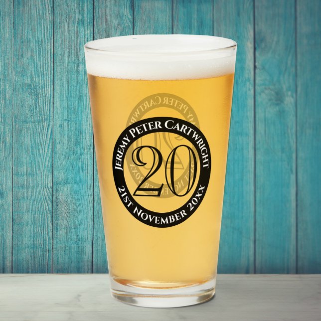 Copa de celebración de cumpleaños número 20 (Subido por el creador)