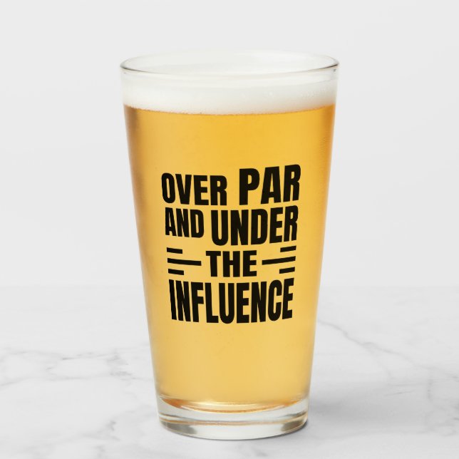Copa de cerveza par de golf (Anverso (lleno))