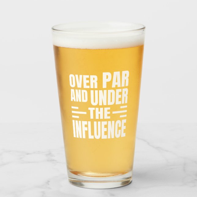 Copa de cerveza par de golf (Anverso (lleno))