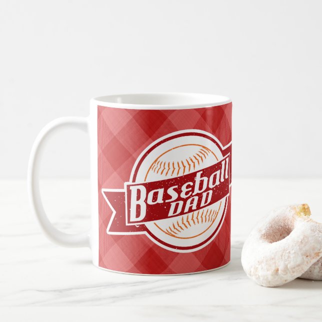 Copa de Coffee de Béisbol Dad (Con donut)