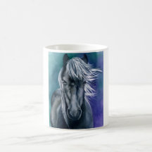 Copa de Coffee Tea Hot Cocoa Horse Mug Cup Ecuestr
