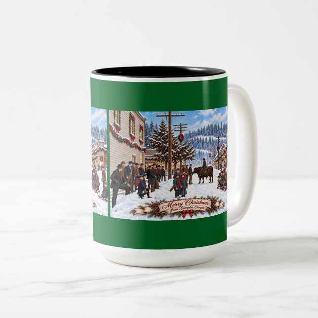 Copa de Feliz Navidad de Sumpter Oregon (Anverso derecho)