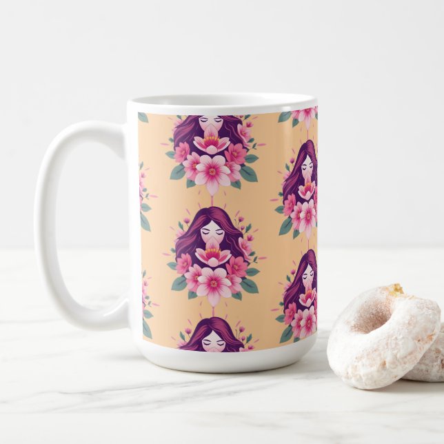 Copa de Feminine Strength & Beauty Coffee (Con donut)