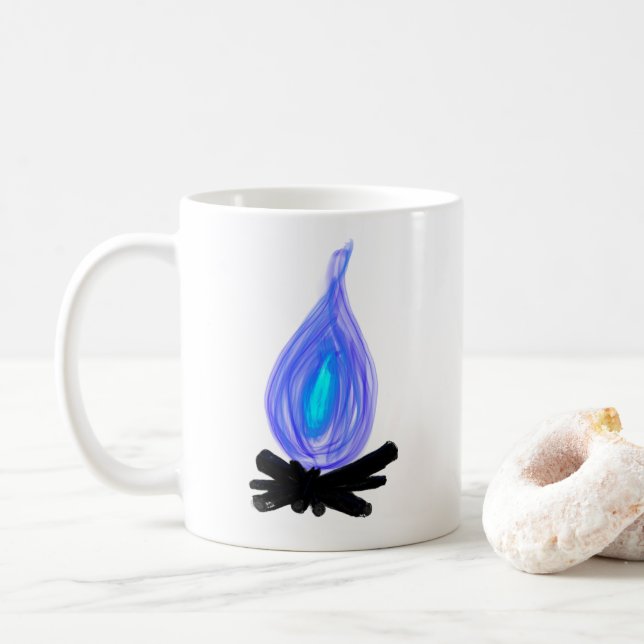 Copa de Fuego Azul (Con donut)