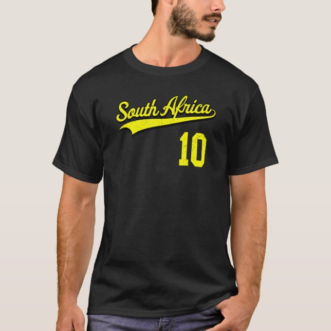 Copa de fútbol de Sudáfrica Jersey African Tee Ru (Anverso)