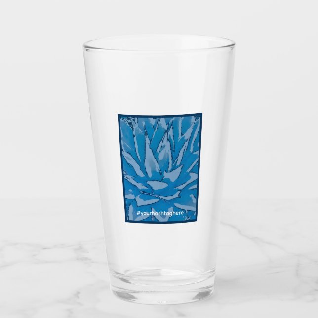 Copa de Glass Azules Promocional Agave (Anverso)