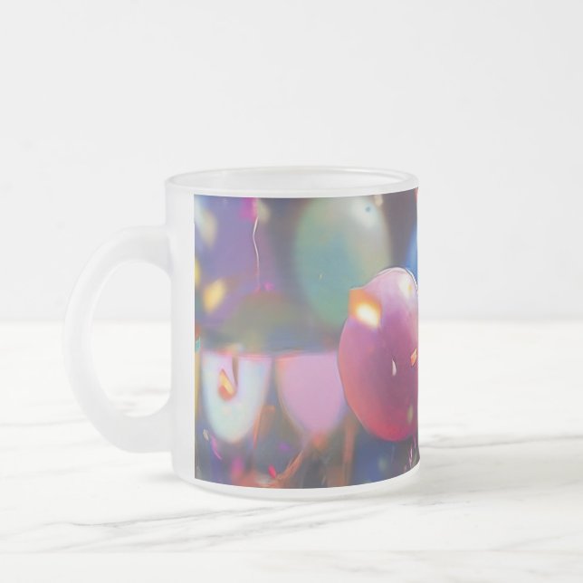 Copa de Glass de la Celebración del Cumpleaños con (Izquierda)