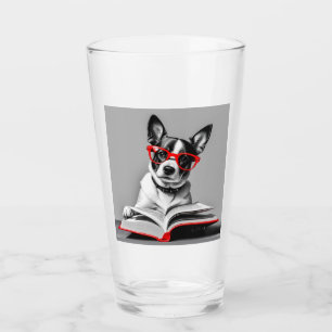 Copa de Glass del Libro de Lectura de Perro