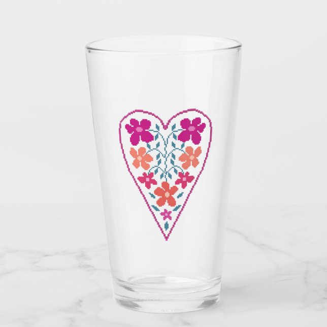 Copa de Glass Folky Floral (Anverso)