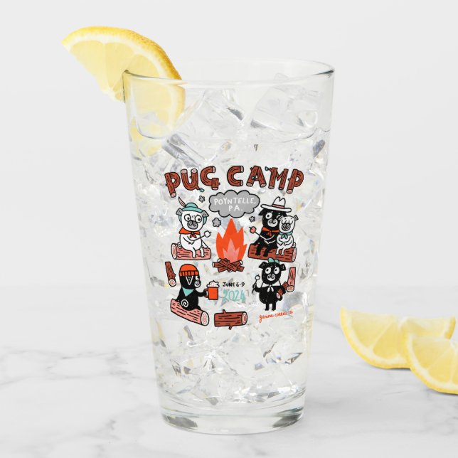 Copa de Glass Pug Camp 2024 (Anverso (hielo))