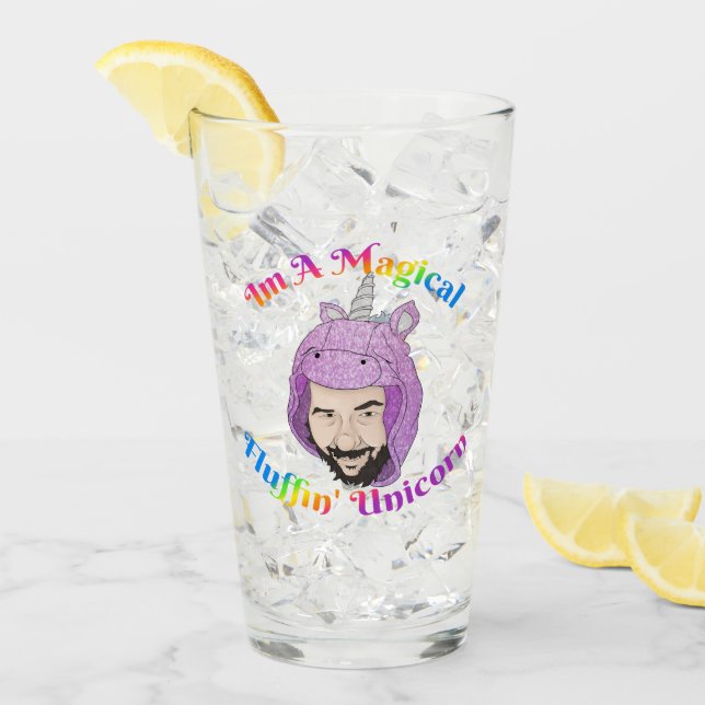 Copa de Glass Unicornio de Flúffin mágico de Zer0 (Anverso (hielo))