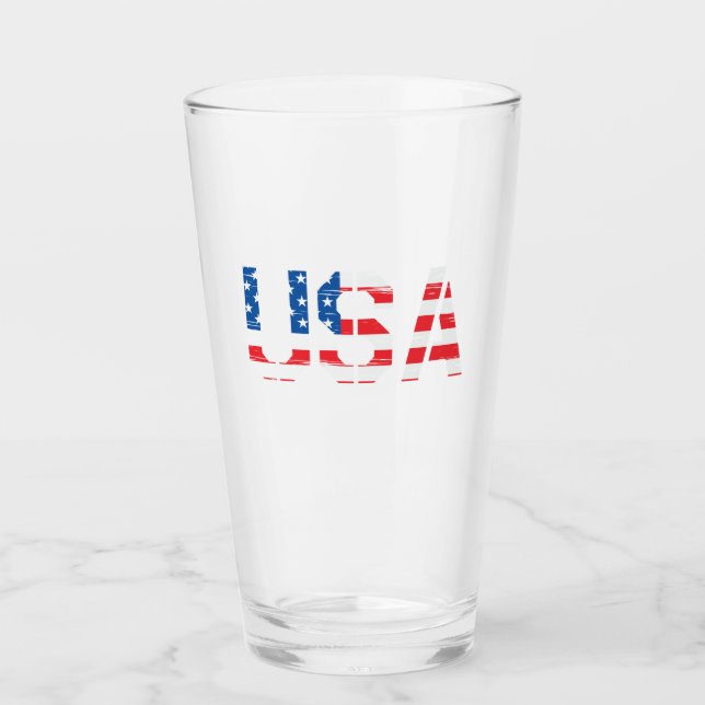 Copa de Glass "USA" (Anverso)