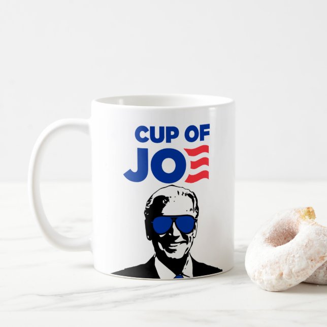 Copa De Joe Biden 2024 Coffee Mug (Con donut)