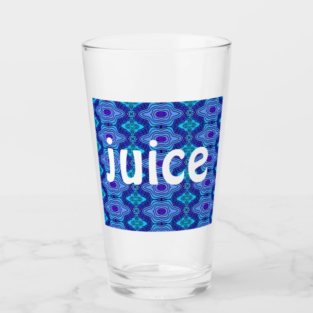 copa de jugo de vidrio (Anverso)