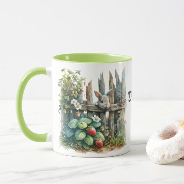 Copa de la Suerte Bunny Mug (Con donut)