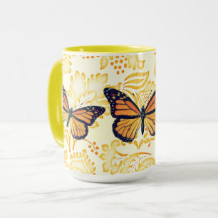 Copa de mariposa de arte vintage