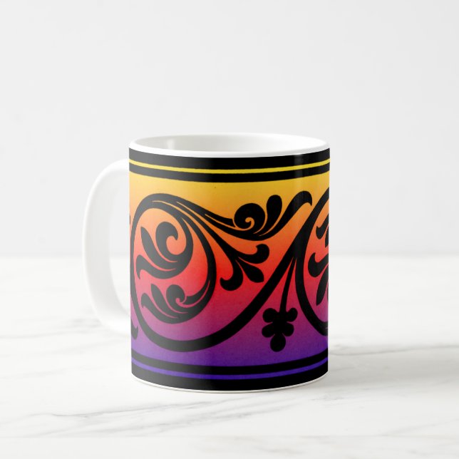 Copa de Mug de Estilo Art Decó de Sunset (Anverso izquierdo)