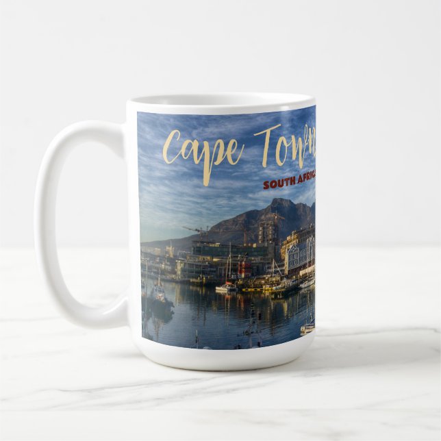 Copa de Mug Souvenir de Café de Ciudad del Cabo (Izquierda)