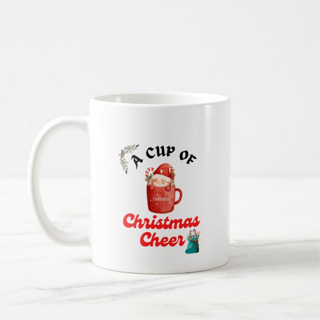 Copa de Navidades con bolsa de Santa (Izquierda)