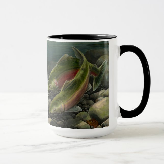 Copa de Oso de Mug Coho Salmon (Derecha)