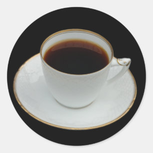 Copa de pegatinas de café