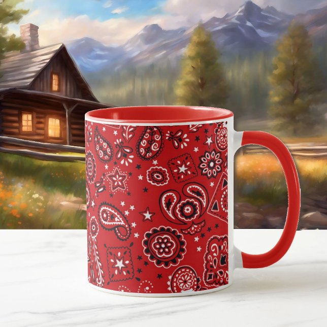 Copa de Regalo Coffee Red Bandana o taza de cacao (Subido por el creador)