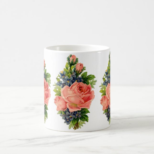 Copa de Rosa de Diseño de Vintage (Centro)
