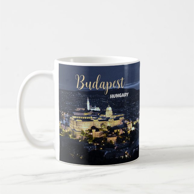 Copa de Sínvenir de la Mug del Café de Budapest en (Izquierda)