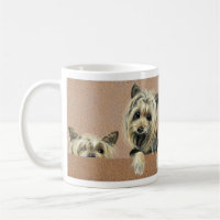 Copa de tazas de cachorros de Yorkie Puppy