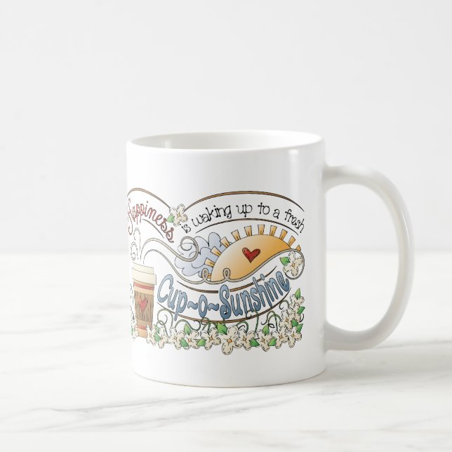 Copa de tazas de café de tazón fresco al sol (Derecha)
