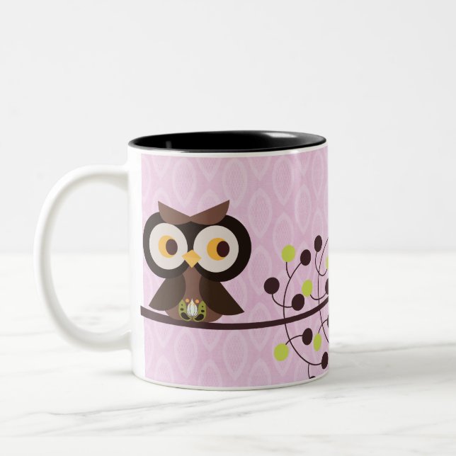 Copa de tazas de café nocturno de Woodland Hoot (Izquierda)