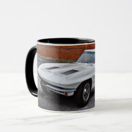 Copa de tazas de coches de Corvette clásico antigu