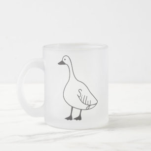 Copa de té de café de vidrio escarchado de cerdo p