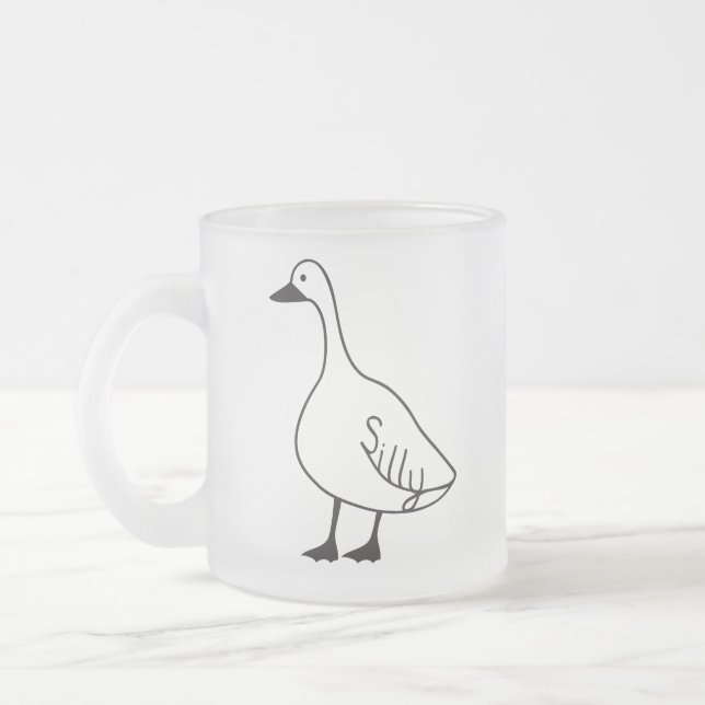 Copa de té de café de vidrio escarchado de cerdo p (Izquierda)