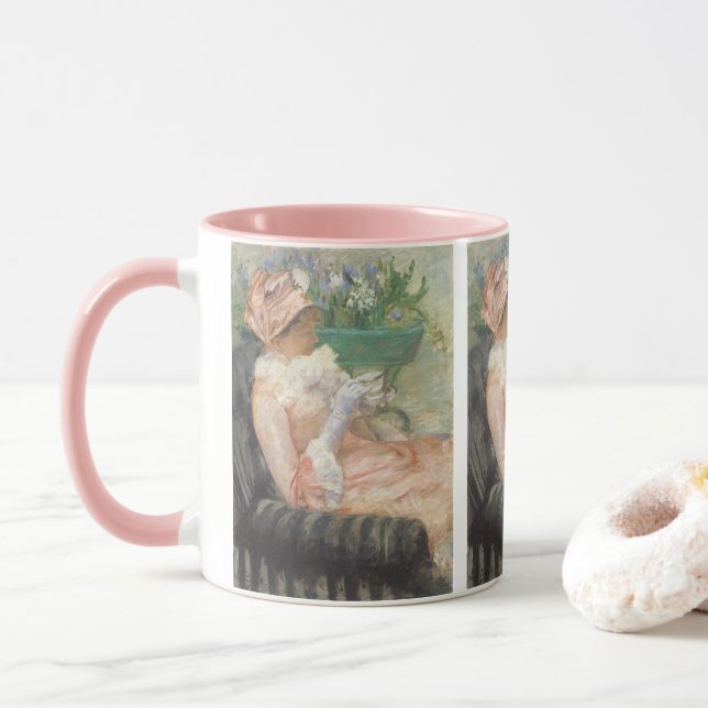 Copa de Té de Mary Cassatt, el impresionismo vinta (Con donut)