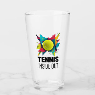 Copa de Vidrio Abstracto - Tenis al Revés