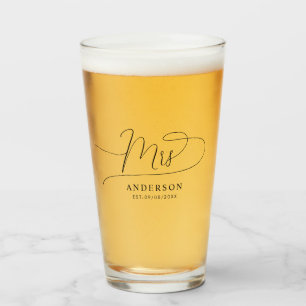 Copa de Vidrio Clásica de color negro y crema