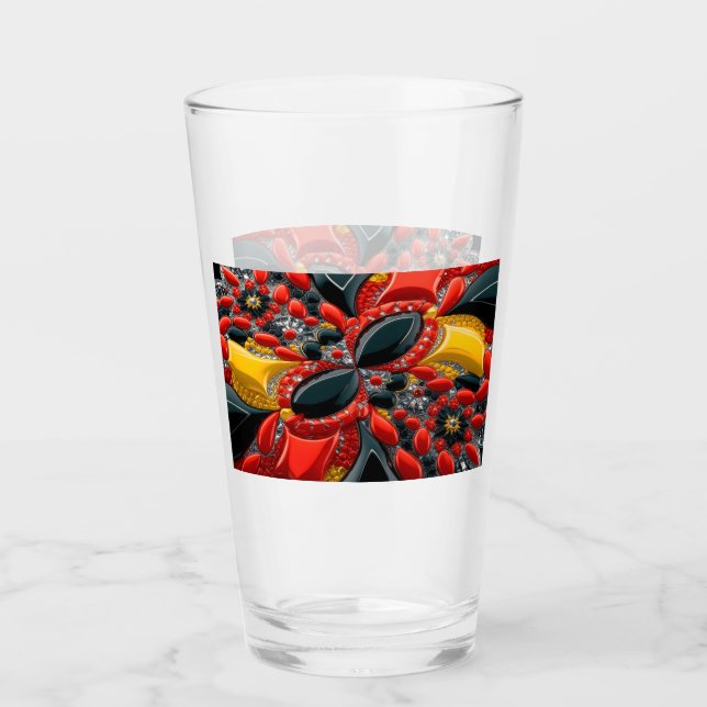 Copa de vidrio con colores alemanes (Anverso)
