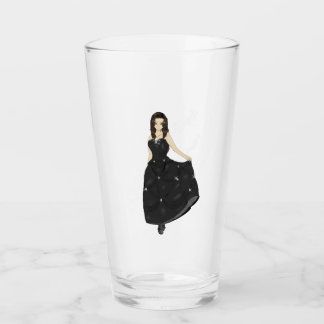 Copa de vidrio de frutilla