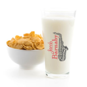 Copa de Vidrio de Músico de Banda Saxofónica Moder