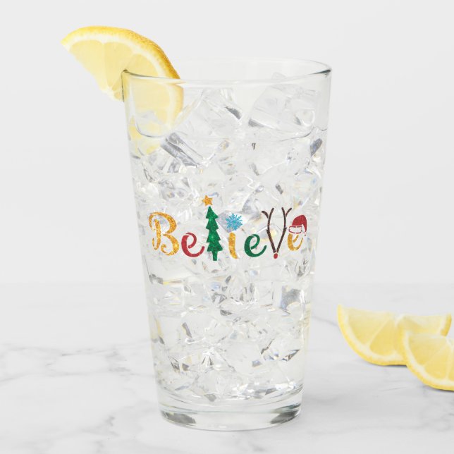 Copa de Vidrio de navidades (Anverso (hielo))