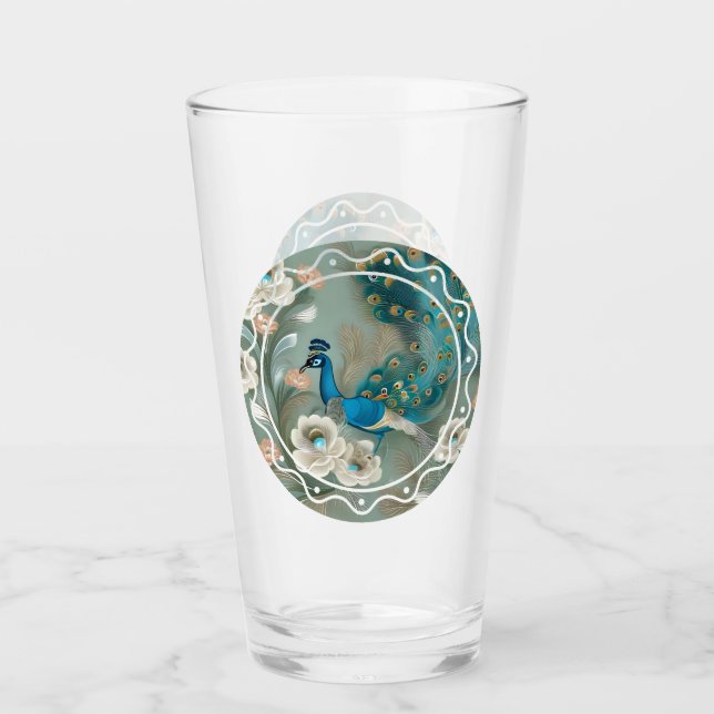 Copa de vidrio dorado (Anverso)