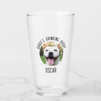 Copa de vidrio fotográfico Mascota de perro person