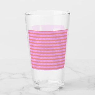 Copa de vidrio geométrico rosa
