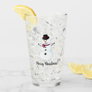 Copa de Vidrio navidad Snowman